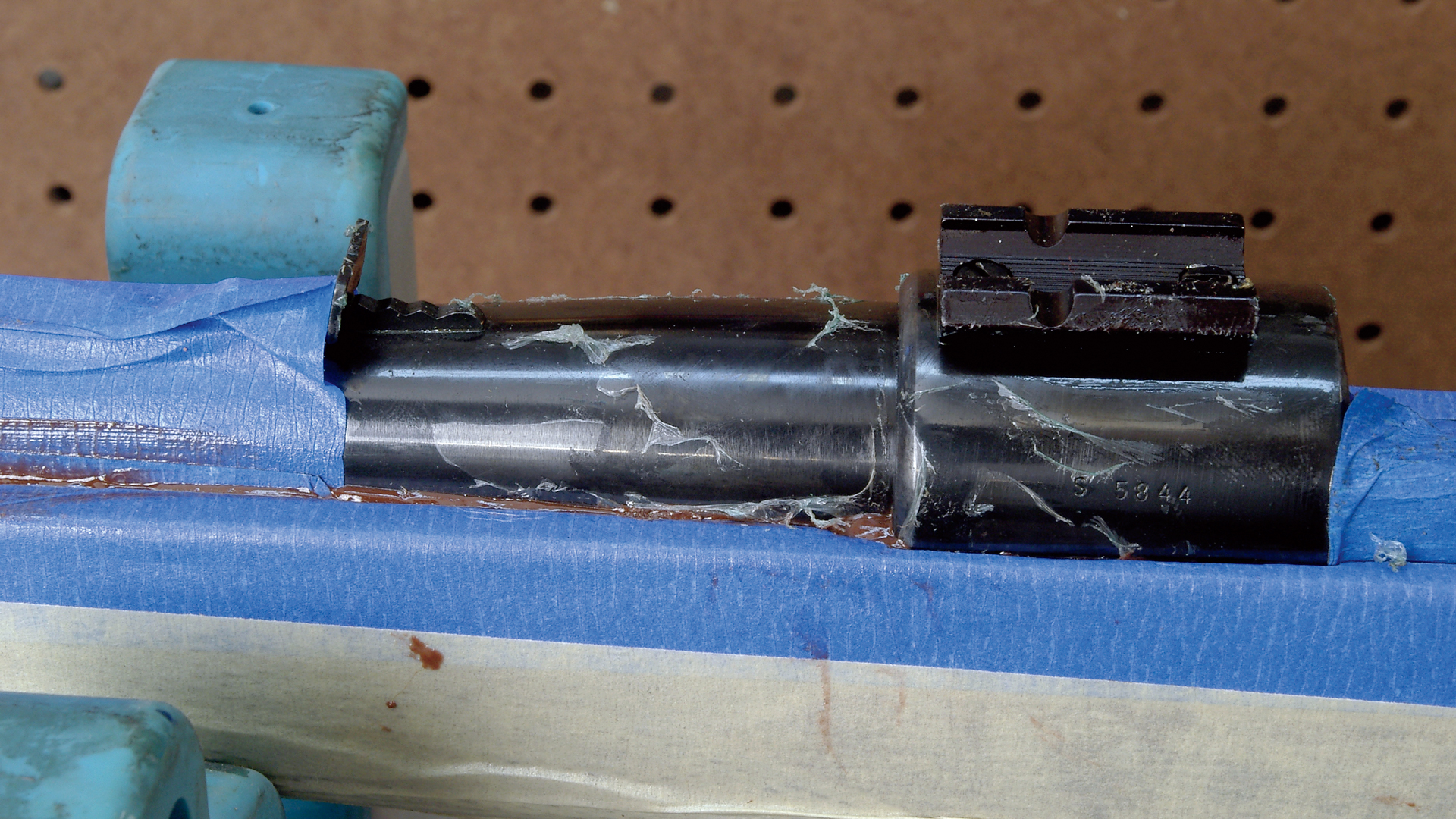 How to glass bed a rifle, Part I ~ Epoxy bedding and free floating