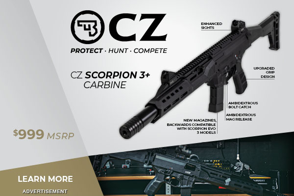 The New Scorpion 3+ Carbine From CZ-USA, Adaptable for any Situation