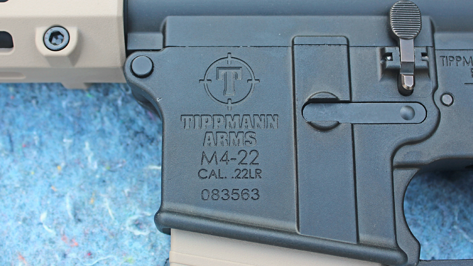 Tippmann Arms M4-22 LTE rifle recevier stamping black aluminum