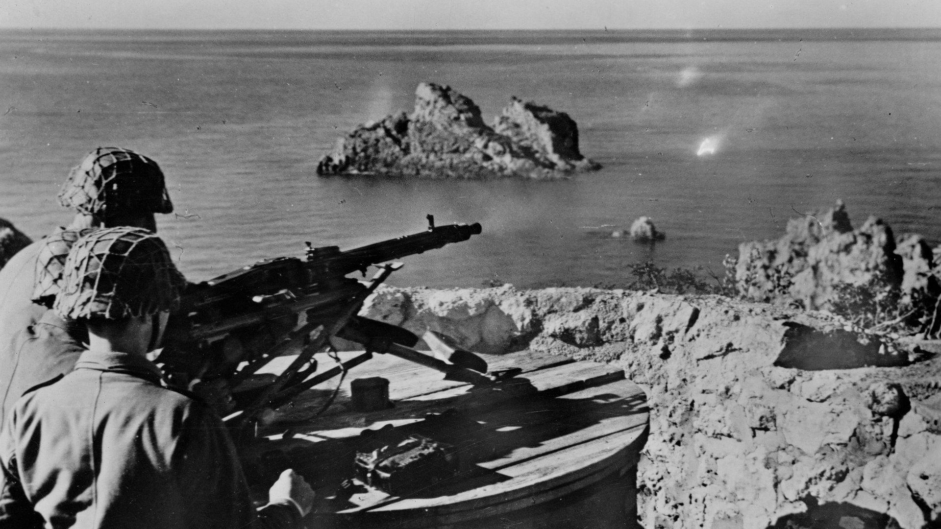 Operating from a well-sighted position, the MG42 was a formidable defensive weapon. This example is seen on the island of Corfu during 1943. Photo courtesy of the Polish National Archives