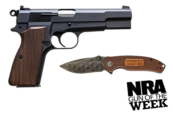 NRA Gun Of The Week: Davidson's Exclusive Springfield SA-35 & Knife Combo