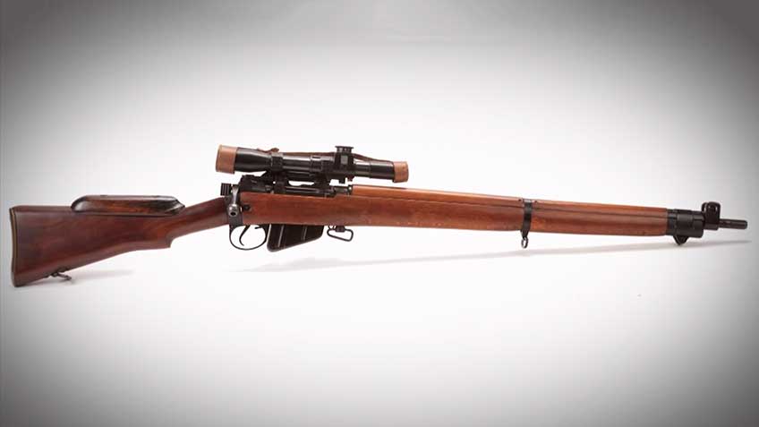 Lot 54 - Lee Enfield No.4 Long Branch .303 rifle