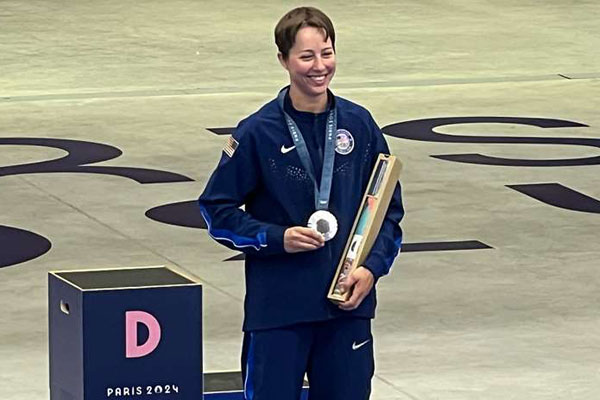 Paris 2024 Olympics: Sagen Maddalena Lands Silver Medal In Women's 50m Smallbore 3-Position Rifle