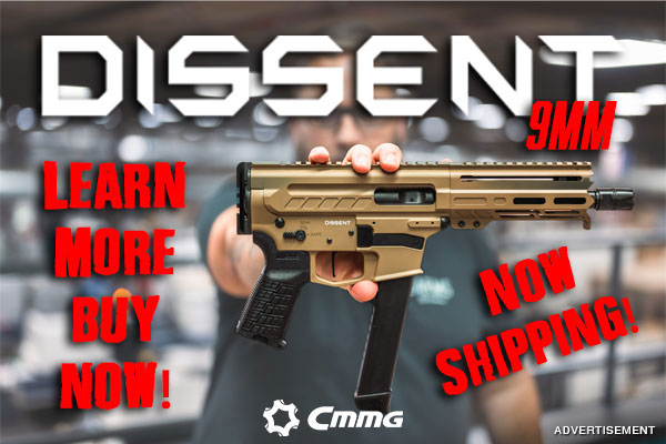 All New CMMG DISSENT 9mm pistol