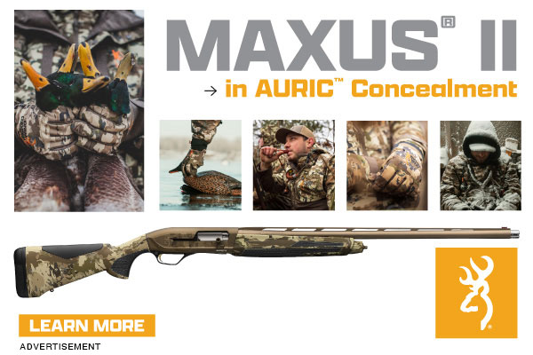 Make Feathers Fly, The Browning Maxus II Wicked Wing in AURIC.