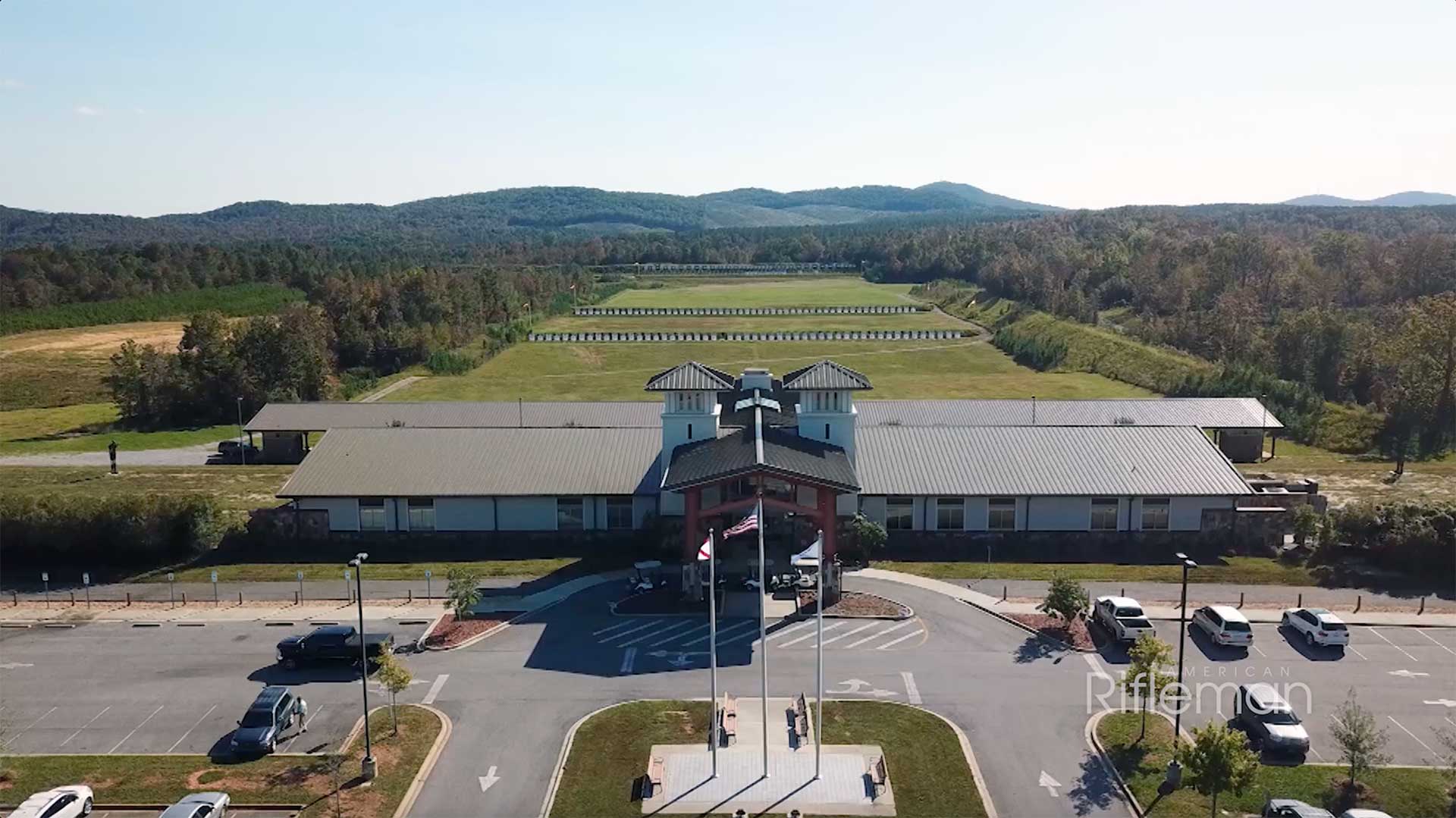 Overhead view of the CMP Talladega Marksmanship Park.