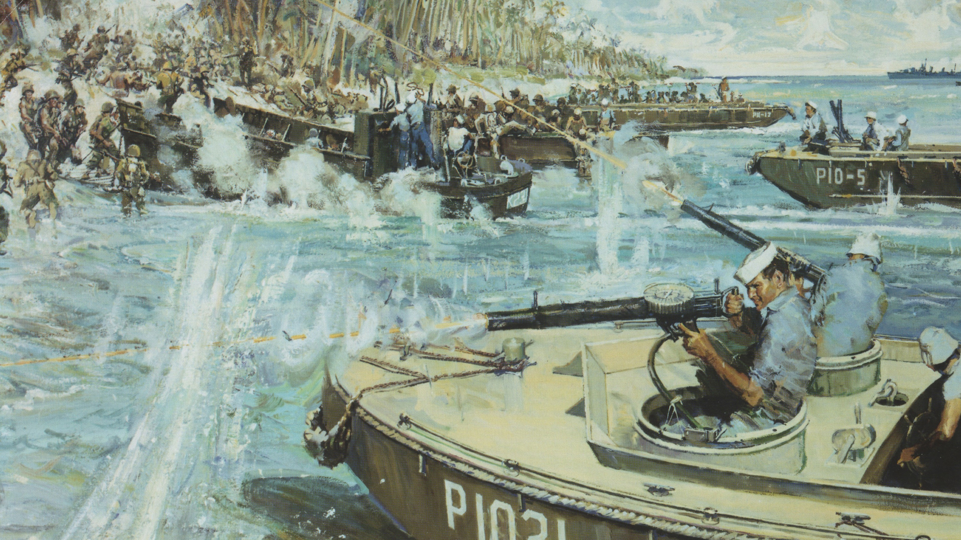 Guns Of Guadalcanal illustration