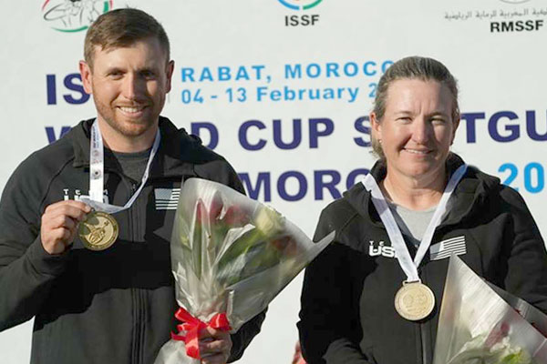 Hancock, Rhode Earn Skeet Mixed Team Gold Medal At 2024 ISSF Shotgun World Cup Rabat