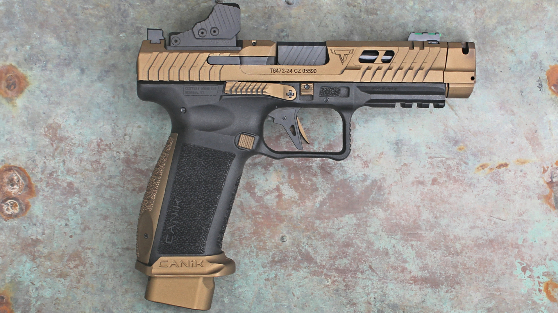 Century Arms Canik TTI Combat 9 mm pistol right-side view