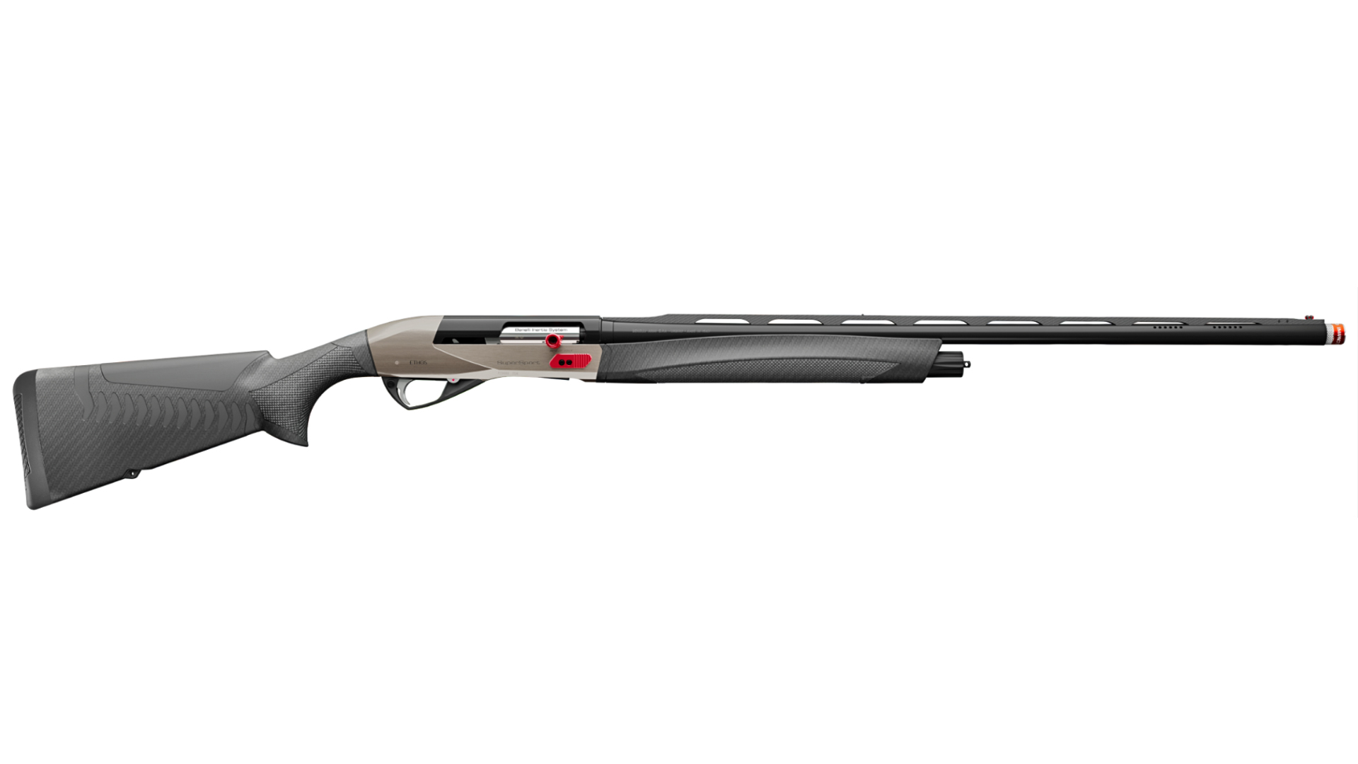 Right side of the Benelli Performance Shop Ethos Supersport A.I. shotgun.