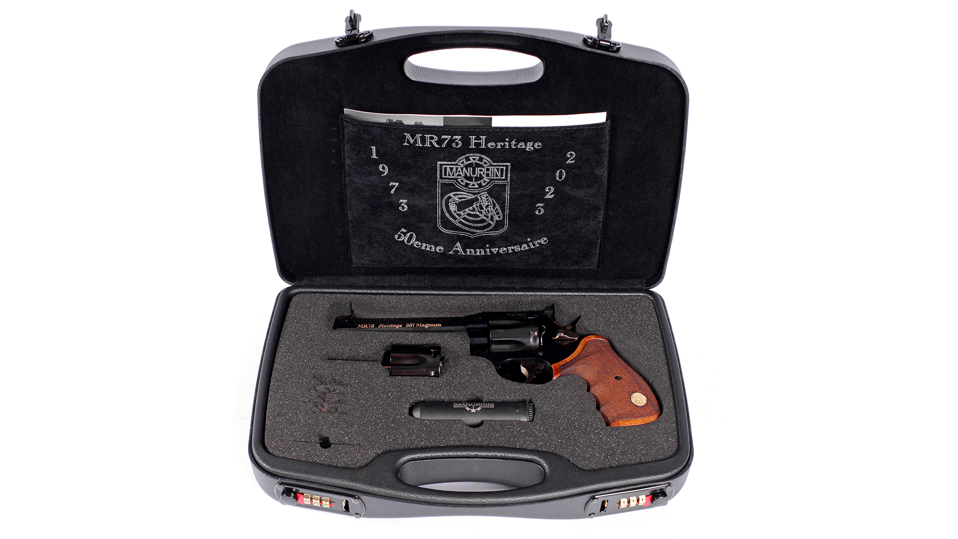 MR73 50th anniversary edition in custom case gun revolver in box