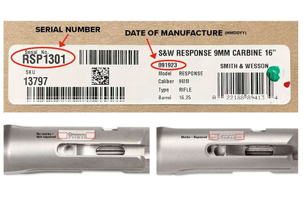 Smith & Wesson Issues Safety Alert For Response Carbines