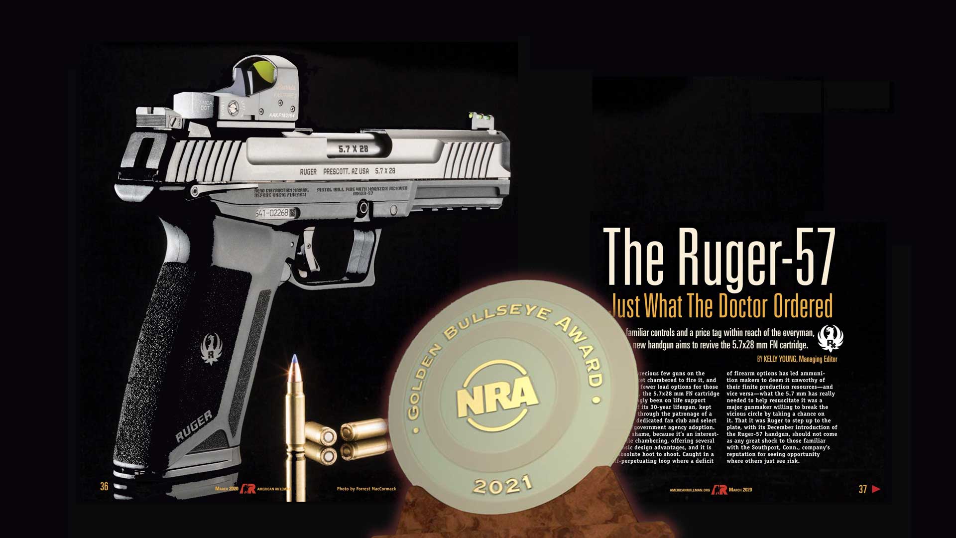 21 Handgun Of The Year Ruger 57 An Official Journal Of The Nra