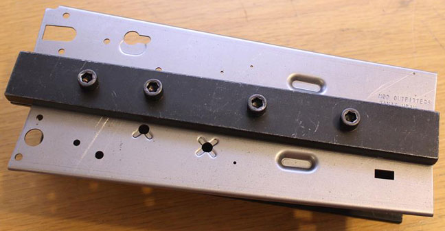 ak receiver flat with rails installed building