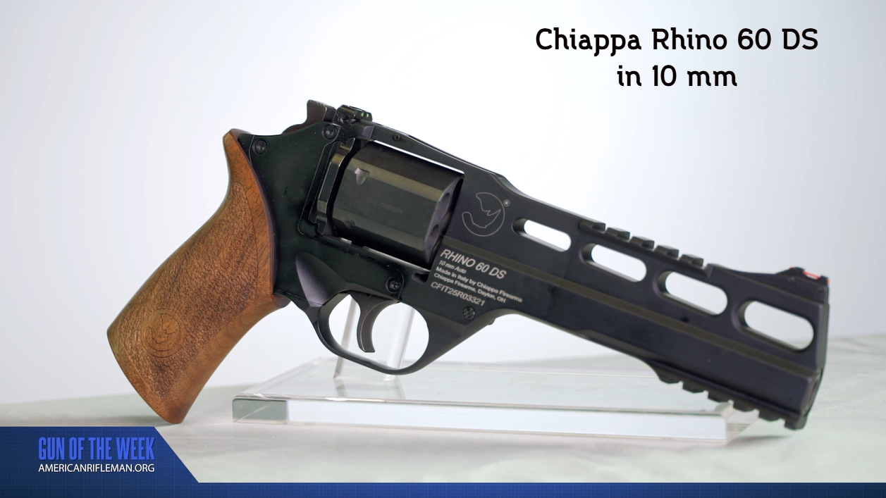 Chiappa Rhino 60 DS revolver in 10 mm Gun of the Week