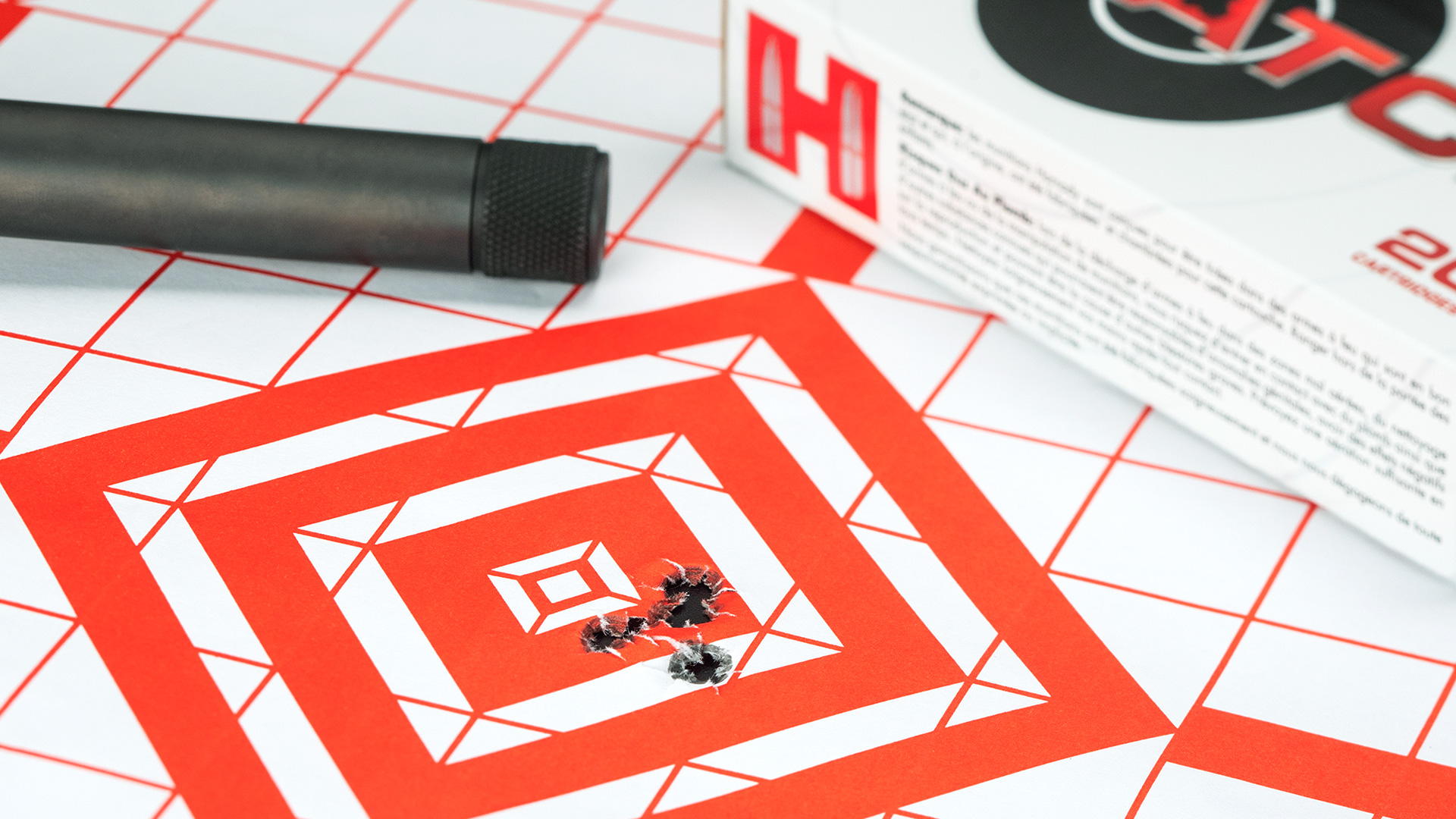 target with holes