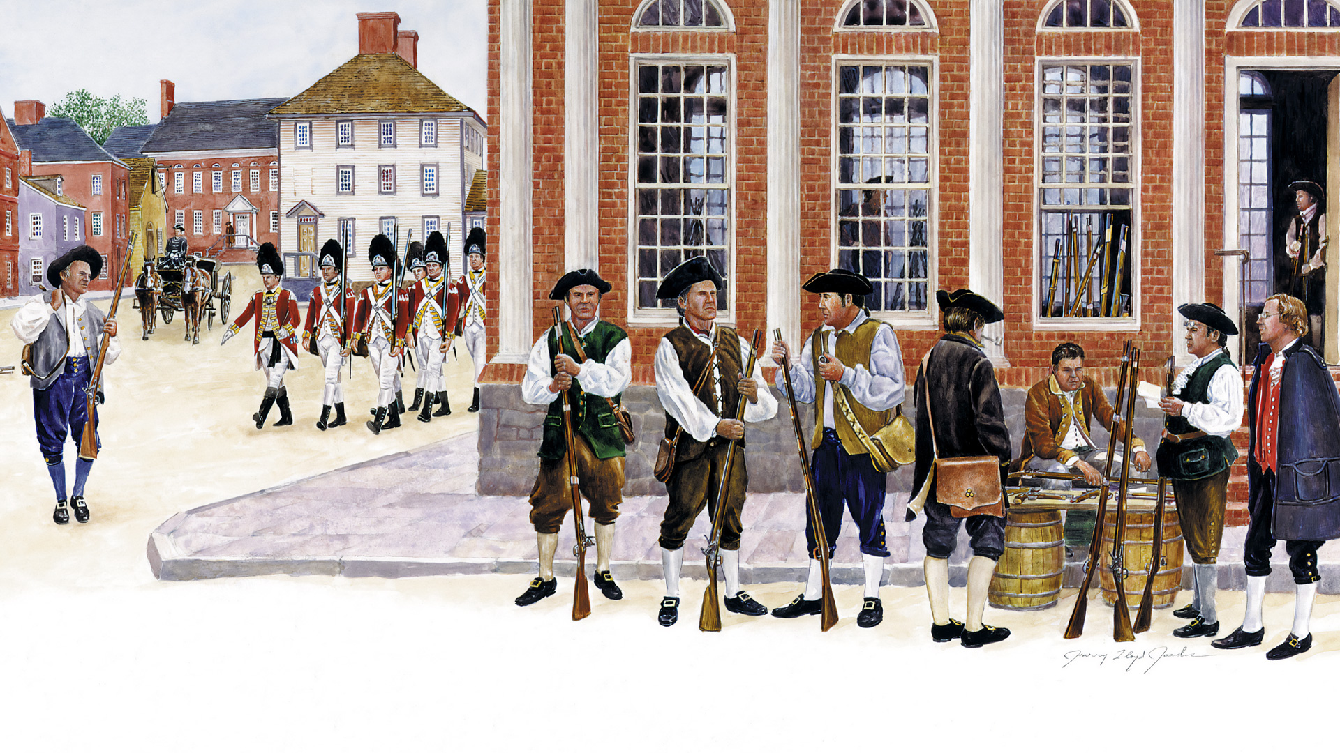 General Thomas Gage ordered Bostonians to surrender their firearms at Faneuil Hall