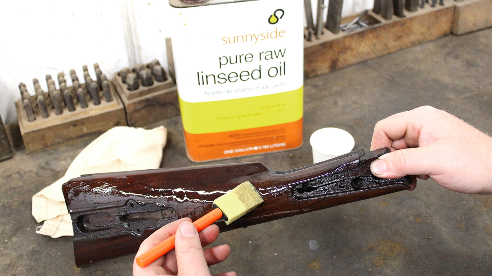 Applying A Linseed Oil Finish