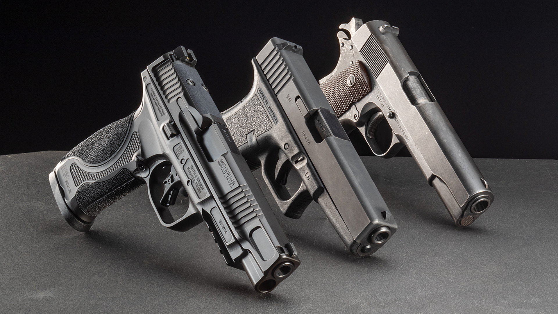 metal sidearm pistols
